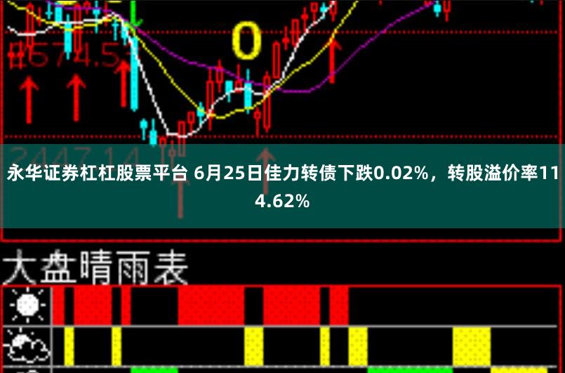 永华证券杠杠股票平台 6月25日佳力转债下跌0.02%，转股溢价率114.62%